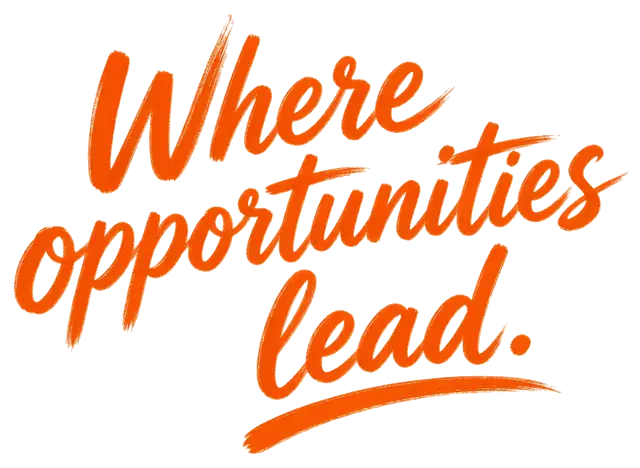 Where opportunities lead.